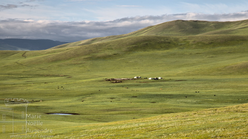 Campement au coeur de la steppe