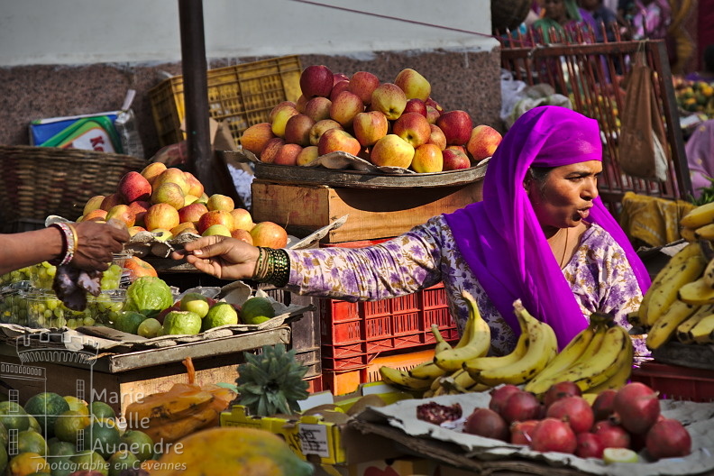 Au marché d'Udaïpur